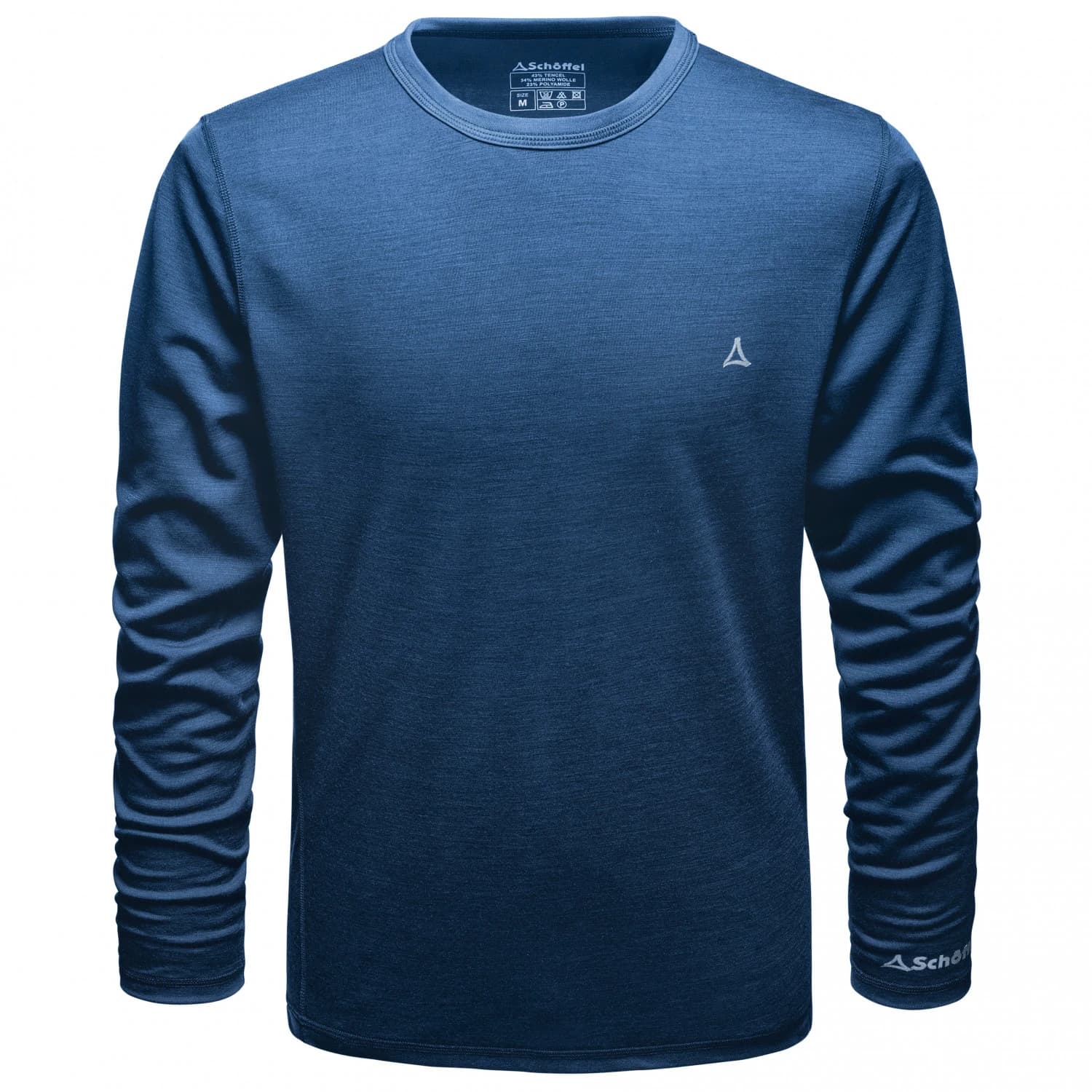 Мъжко мериносово термобельо Schöffel Merino Sport Shirt 1/1 Arm Merino base layer - Mazarine Blue