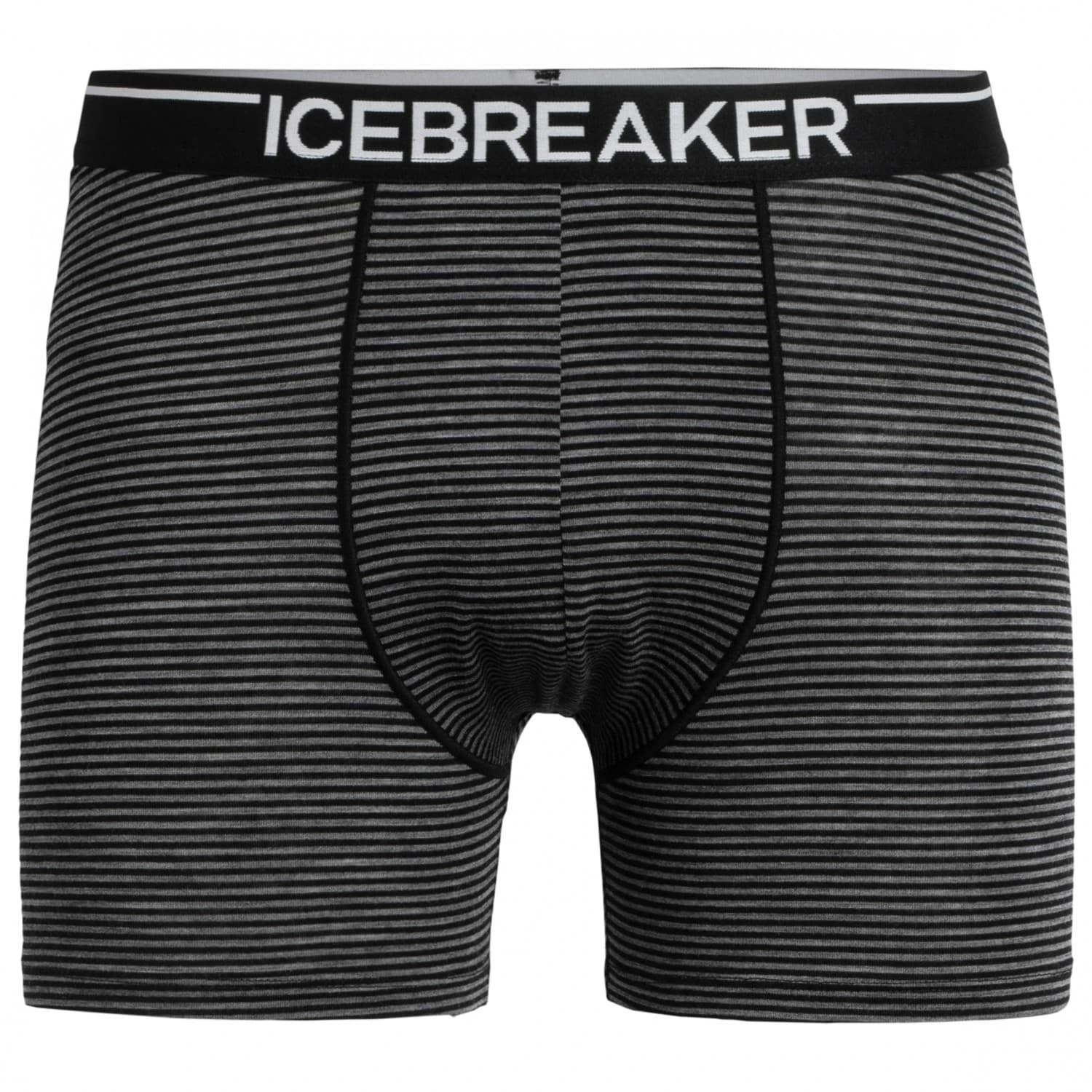 Мъжко мериносово термобельо Icebreaker Anatomica Boxers Merino base layer - Gritstone Heather