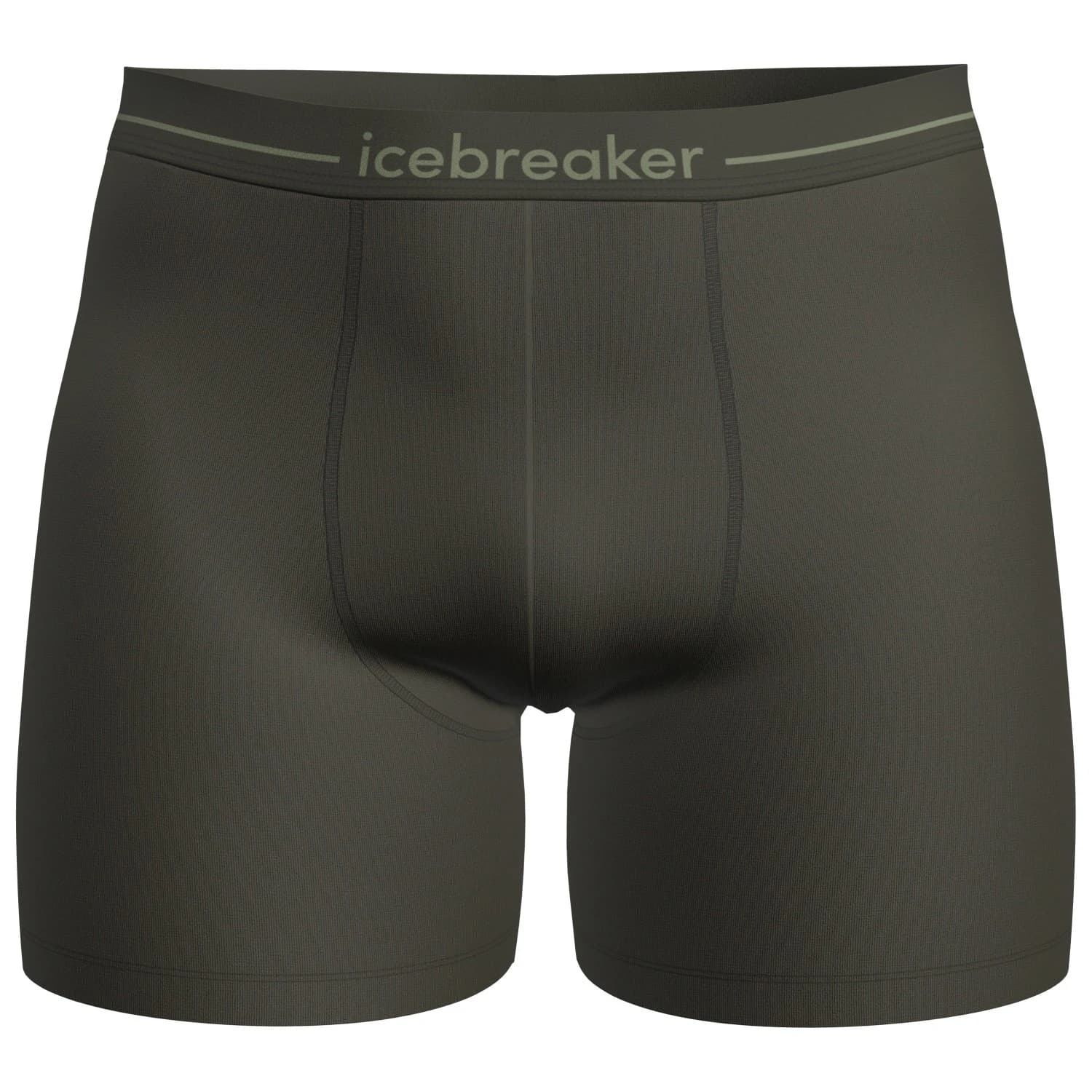 Мъжко мериносово термобельо Icebreaker Anatomica Boxers Merino base layer - Dark Loden
