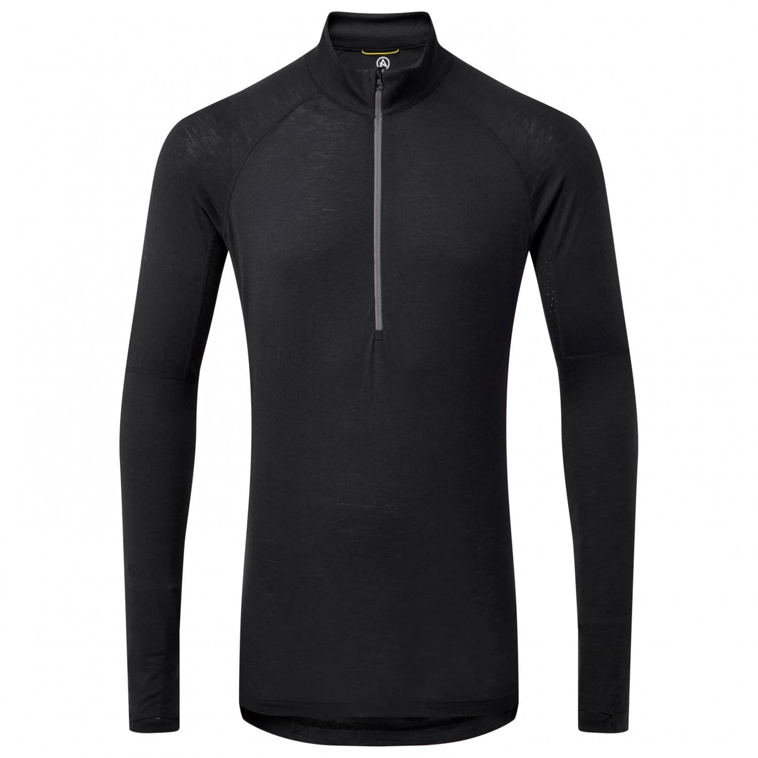 Мъжко мериносово термобельо ARTILECT Boulder 125 1/4 Zip Merino base layer - Black