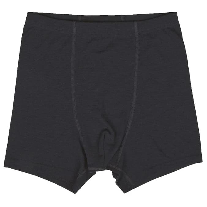 Мъжко мериносово термобельо Joha Boxershorts 100% Wool Merino base layer - Black