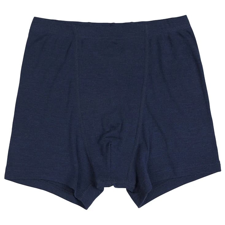 Мъжко мериносово термобельо Joha Boxershorts 100% Wool Merino base layer - Dark Blue