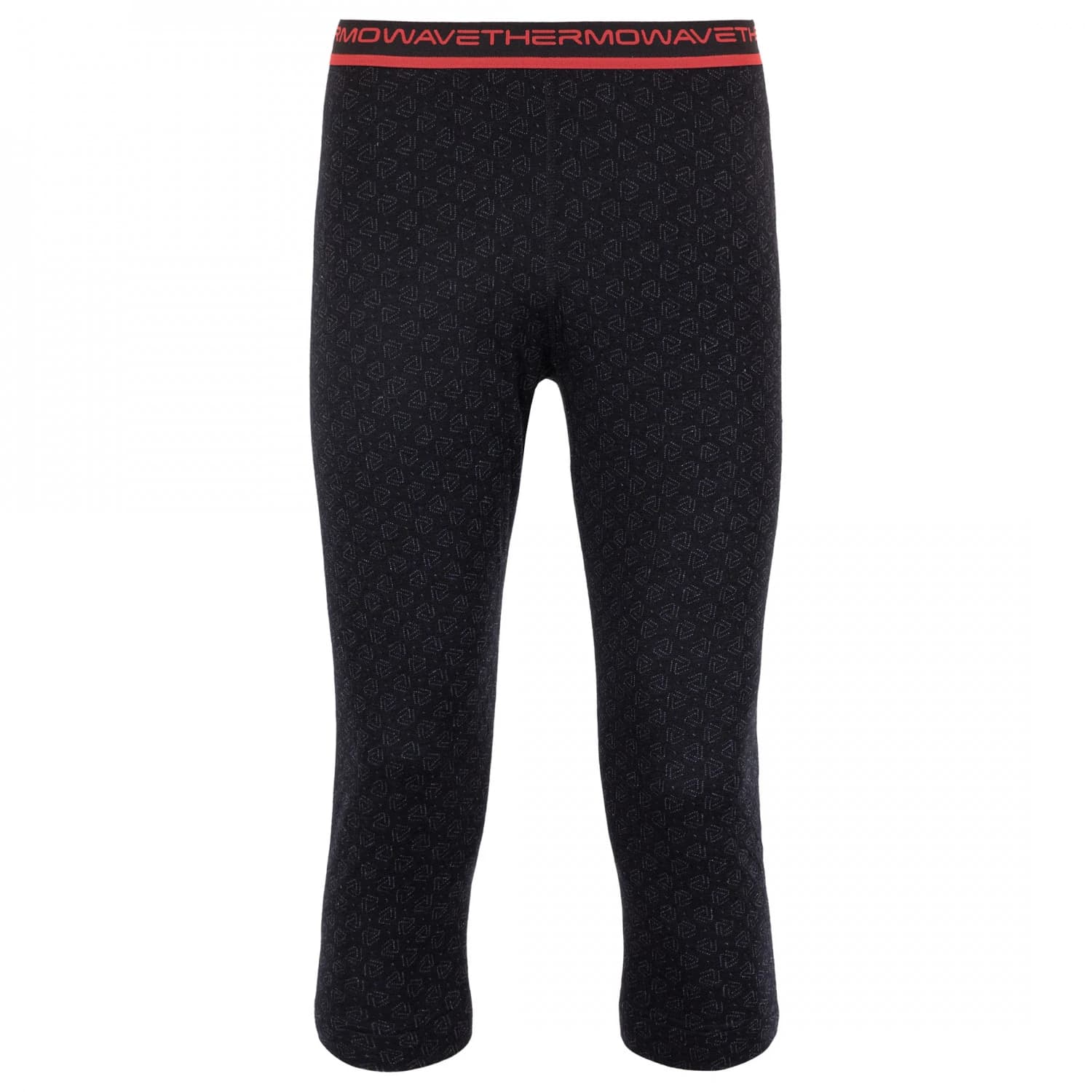 Мериносово термобельо Thermowave Merino Xtreme 3/4 Pants Merino base layer - Black / Dark Grey Melange