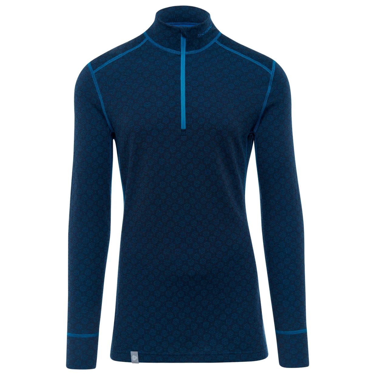 Мериносово термобельо Thermowave Merino Xtreme L/S Shirt 1/2 Zip Merino base layer - Storm / Topaz
