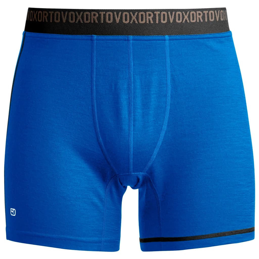 Мъжко мериносово термобельо Ortovox 185 Rock'N'Wool Boxer Merino base layer - Blue Note