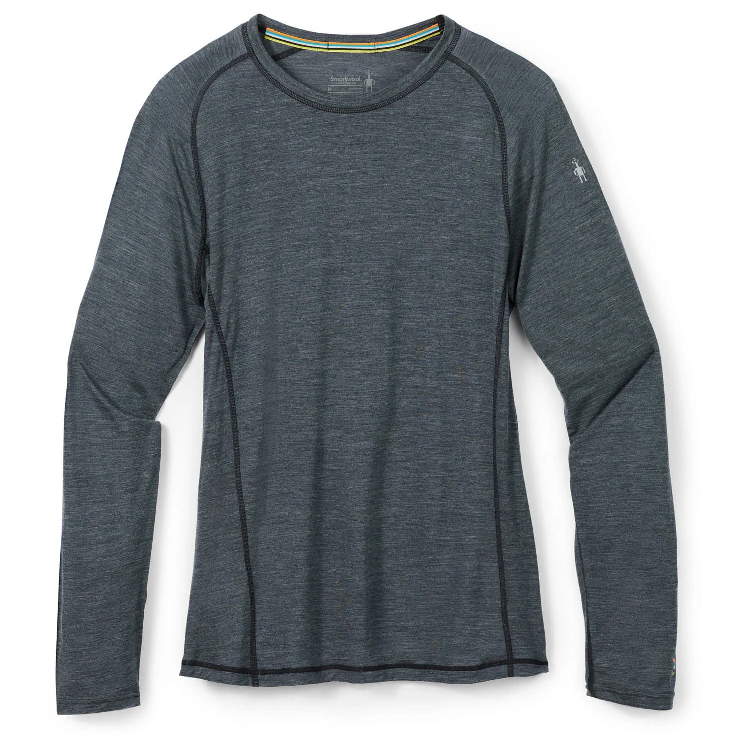 Мъжка мериносова блуза Smartwool Merino Sport 120 L/S Merino base layer - Charcoal Heather