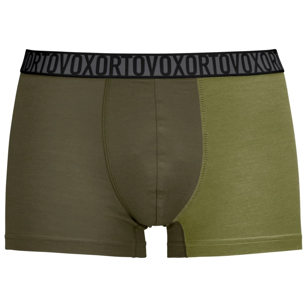 Мъжко мериносово термобельо Ortovox 150 Essential Trunks Merino base layer - Dark Wild Herbs