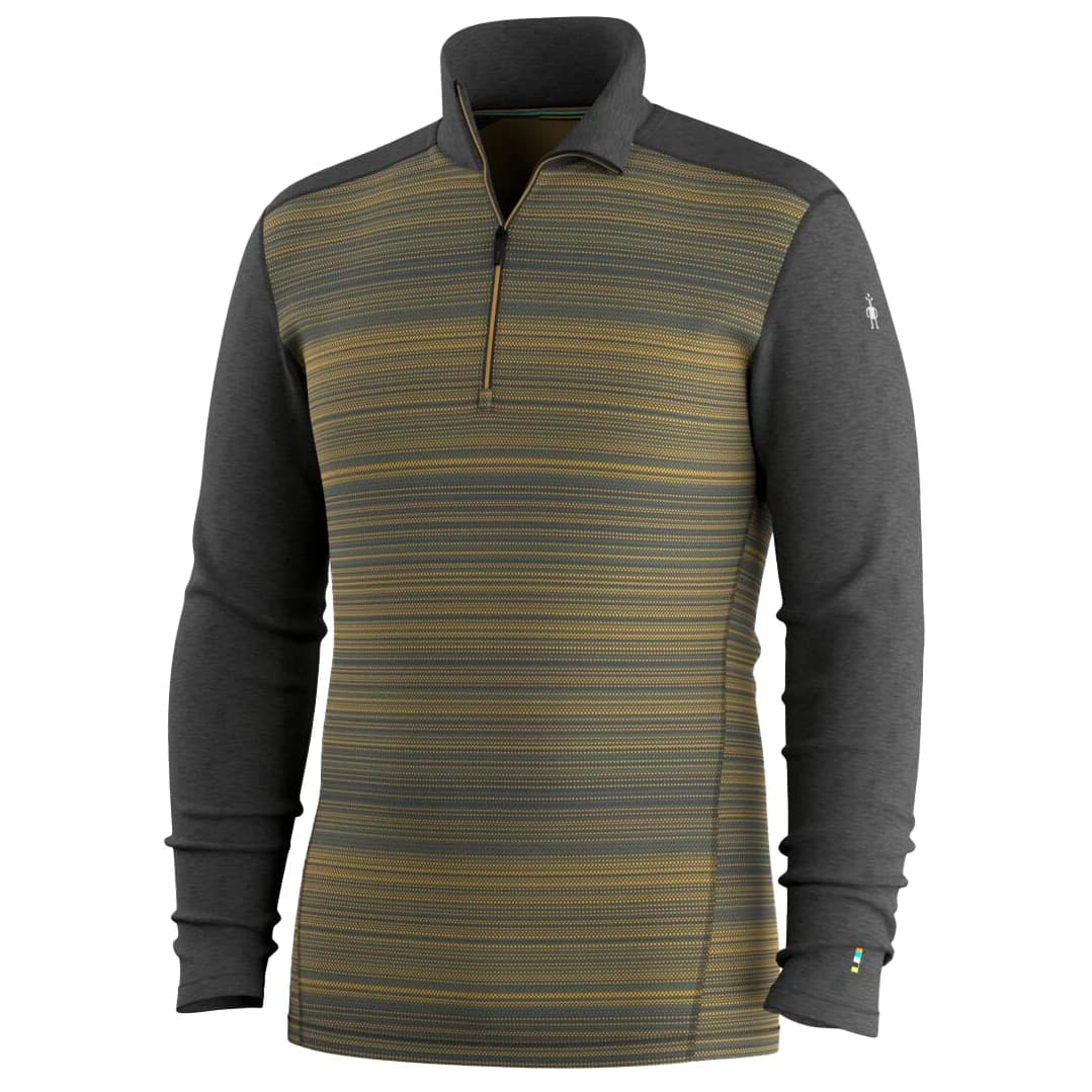 Мериносово термобельо Smartwool Classic Thermal Merino Base Layer 1/4 Zip Boxed Merino base layer - Bronze Color Shift