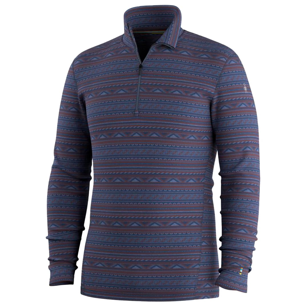 Мериносово термобельо Smartwool Classic Thermal Merino Base Layer 1/4 Zip Boxed Merino base layer - Nightfall Summit Soul