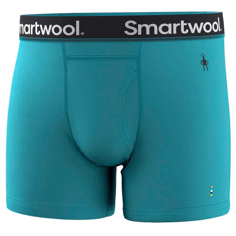 Мъжко мериносово термобельо Smartwool Merino Boxer Brief Boxed Merino base layer - Mineral Blue