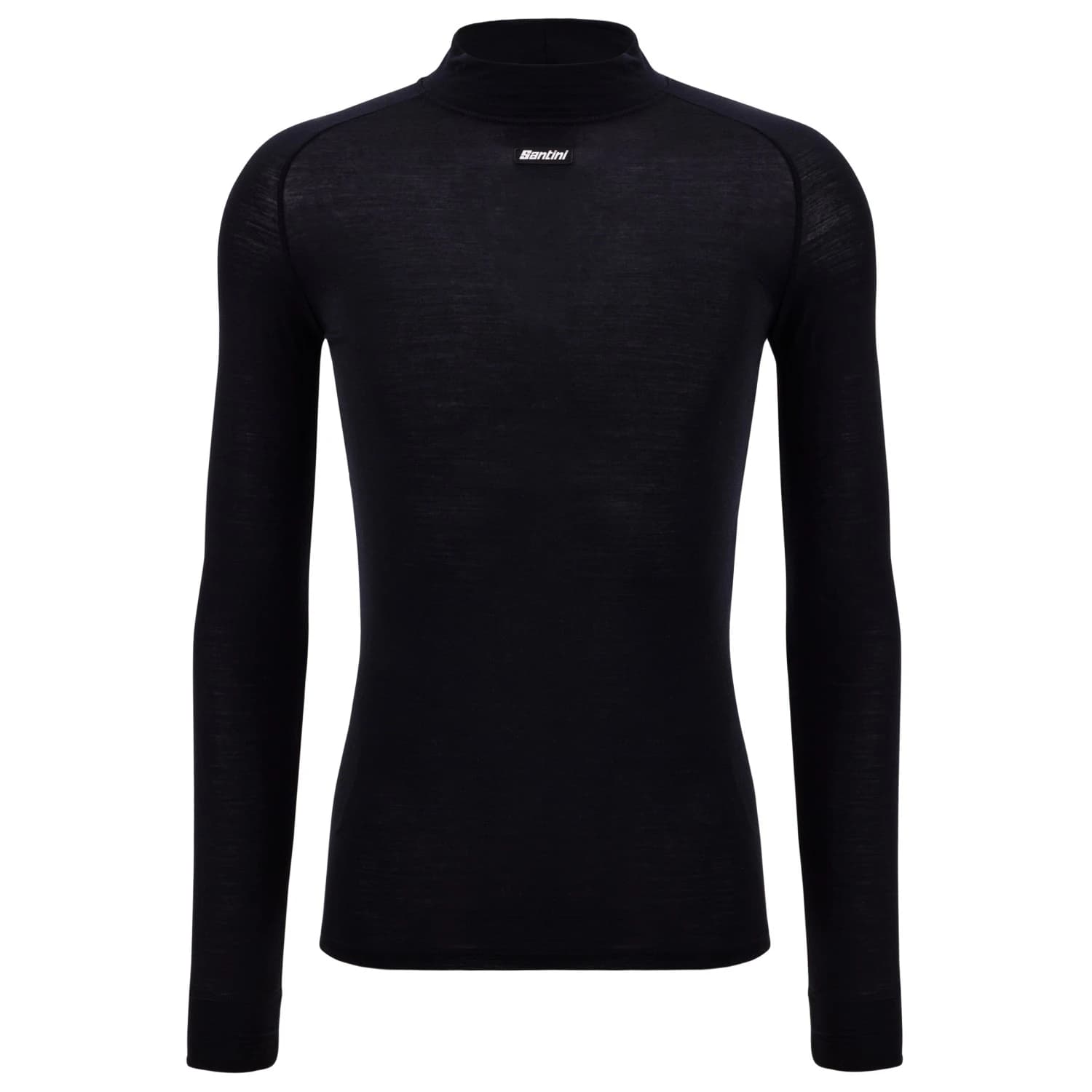 Горнище Santini Lana Baselayer Merino base layer - Black