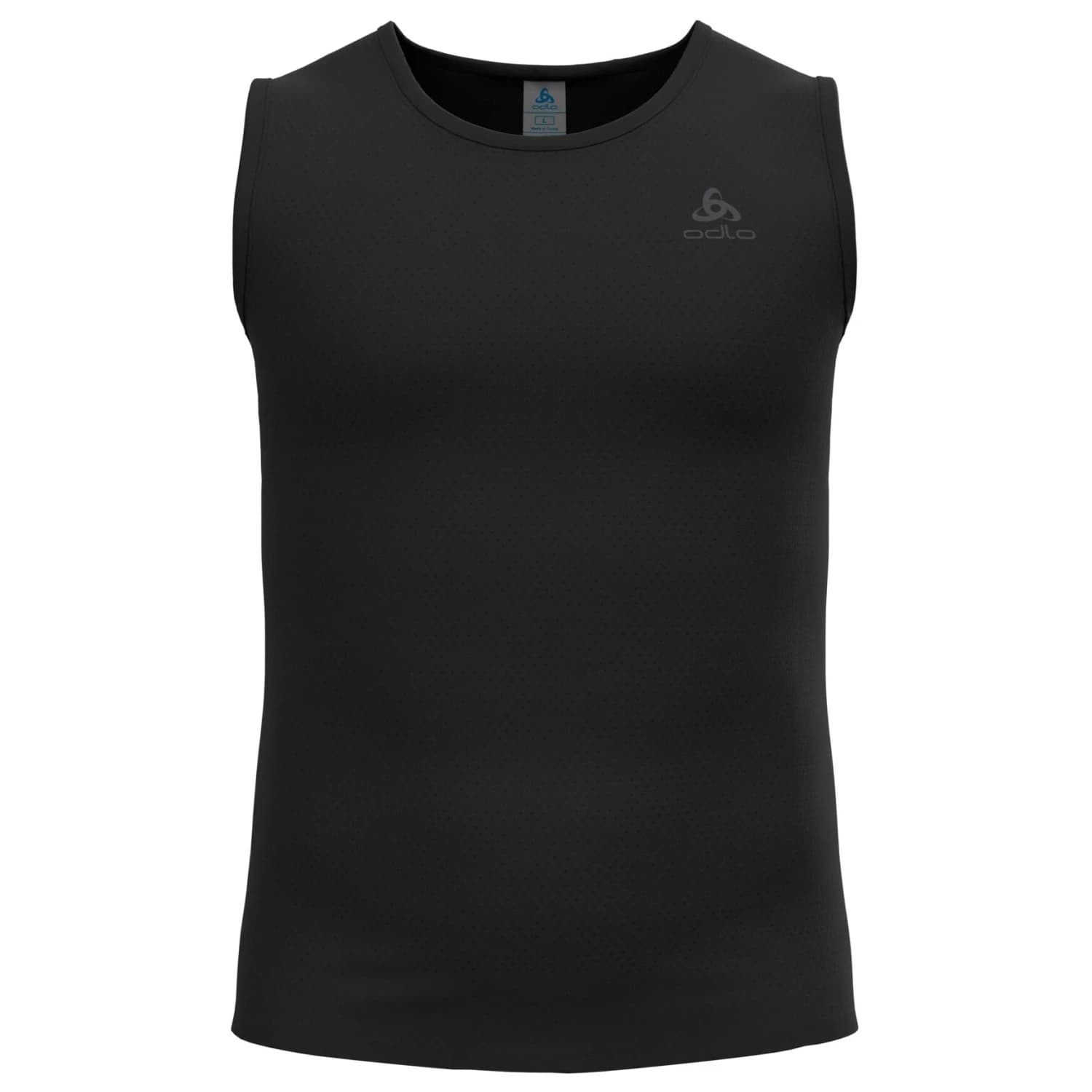 Мъжко мериносово термобельо Odlo Merino PW 140 Seamless Baselayer Crew Neck Singlet Merino base layer - Black