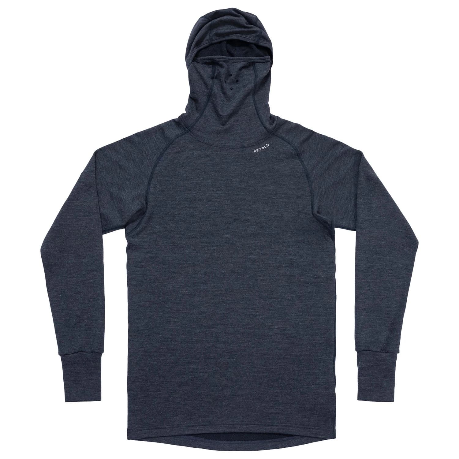 Мериносово термобельо Devold Expedition Merino Silk Hoodie Merino base layer - Ink