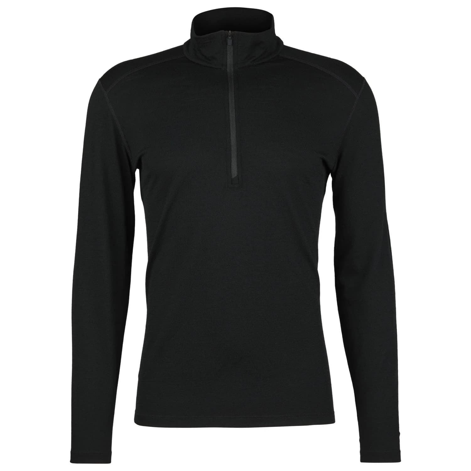 Мъжко мериносово термобельо Icebreaker 200 Oasis L/S Half Zip Merino base layer - Black