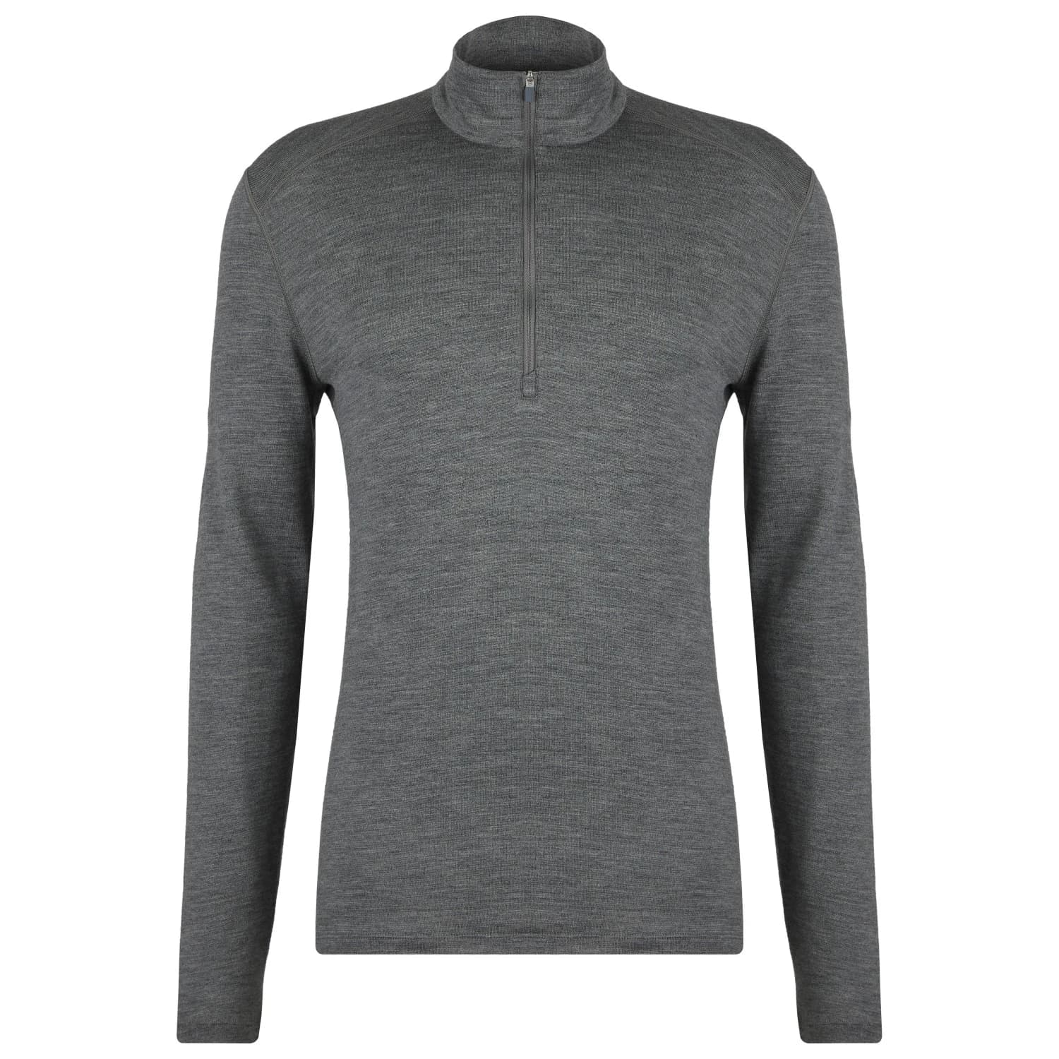 Мериносово термобельо Icebreaker 260 Tech L/S Half Zip Merino base layer - Gritstone Heather