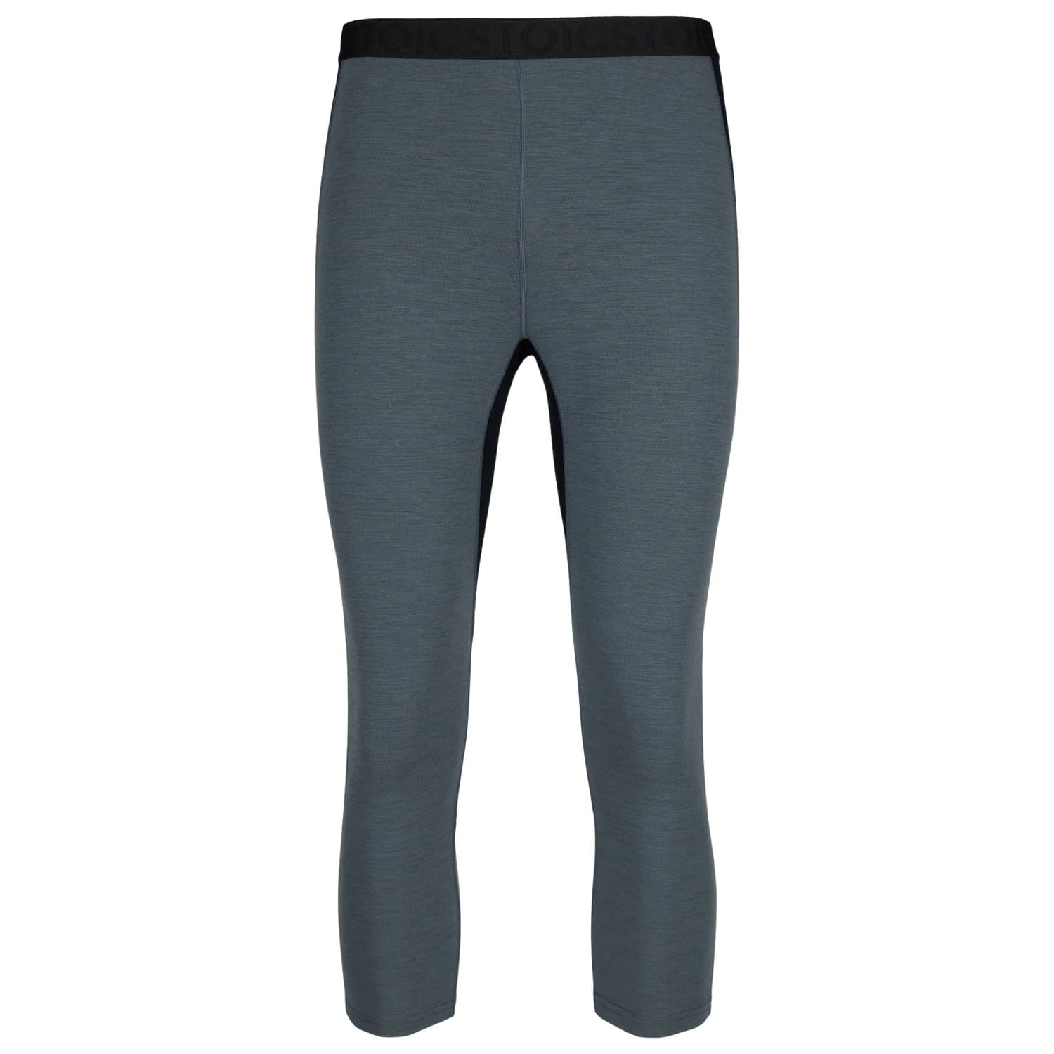 Мъжко мериносово термобельо Stoic MerinoMesh150 SadjemSt. 3/4 Pants Merino base layer - Ink Grey / Black