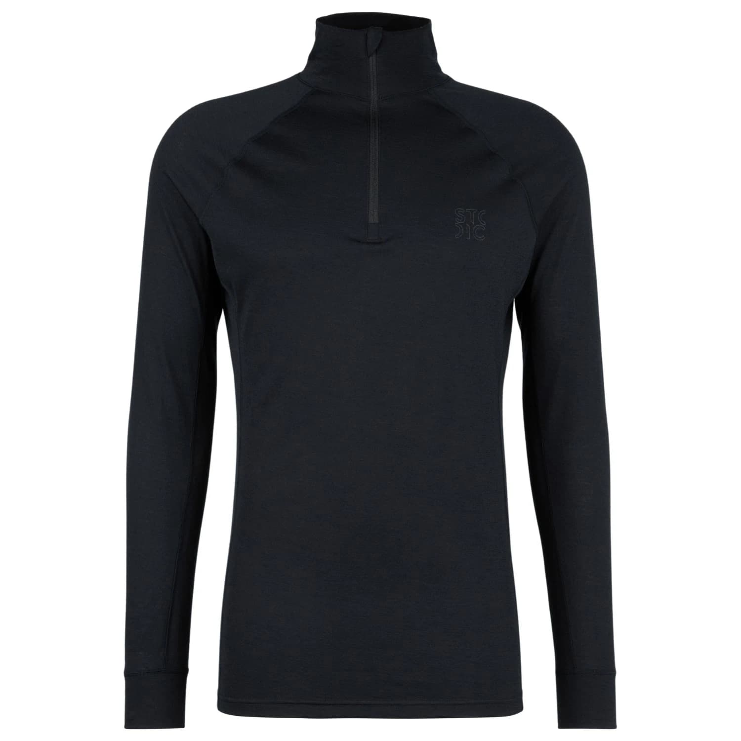 Мъжко мериносово термобельо Stoic Merino180 BengtSt. Half Zip Merino base layer - Black