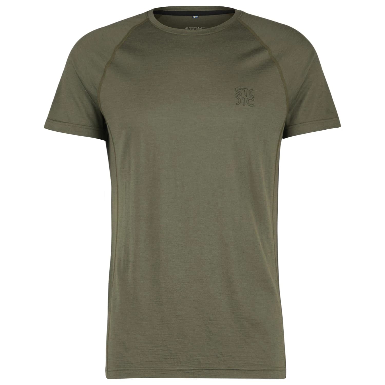 Мъжко мериносово термобельо Stoic Merino180 BengtSt. S/S Merino base layer - Olive Green