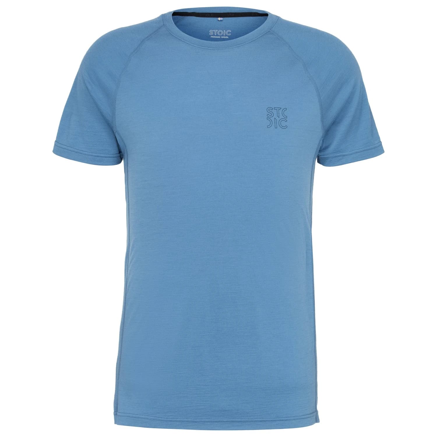 Мъжко мериносово термобельо Stoic Merino180 BengtSt. S/S Merino base layer - Summer Blue