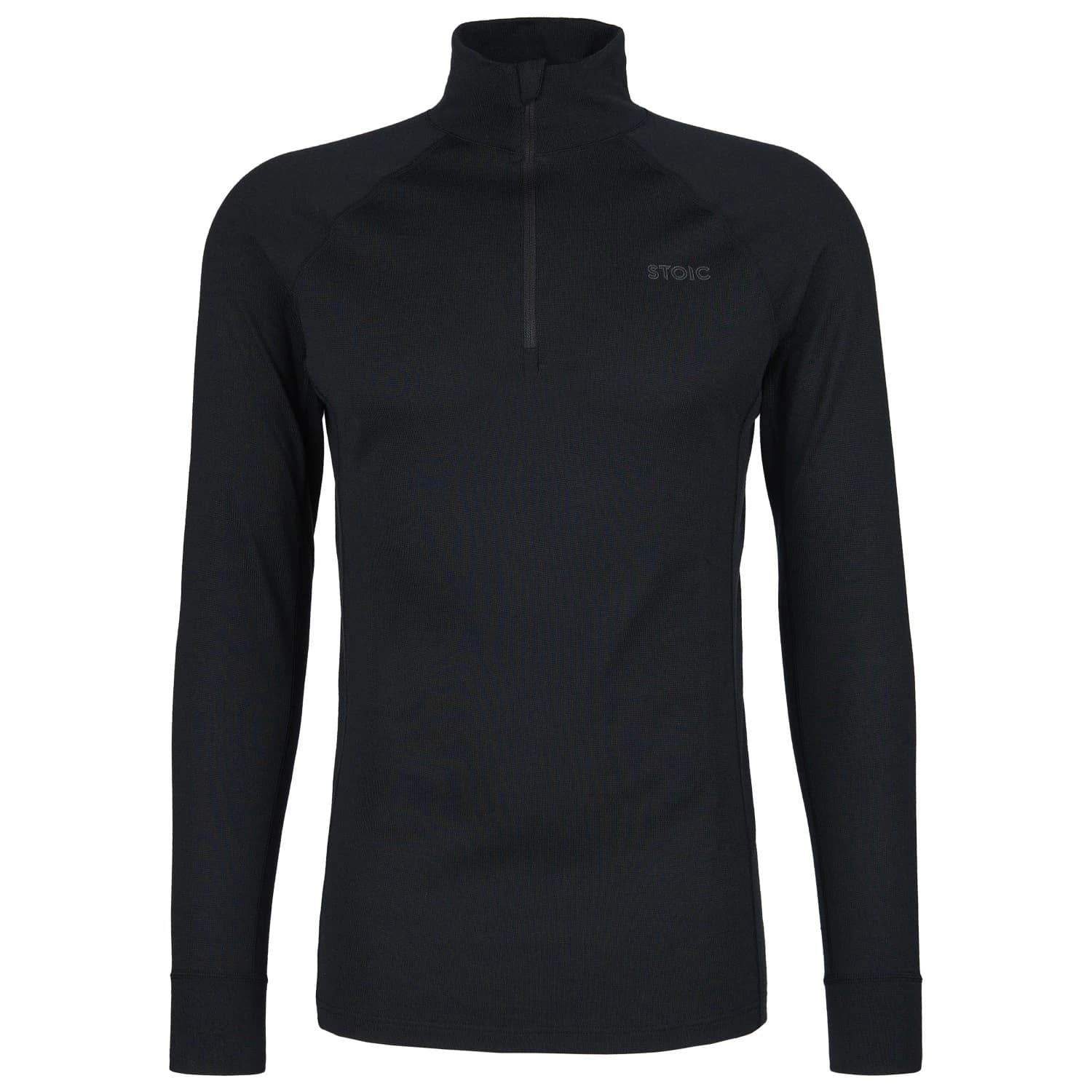 Мъжко мериносово термобельо Stoic Merino240 BengtSt. Half Zip Merino base layer - Black
