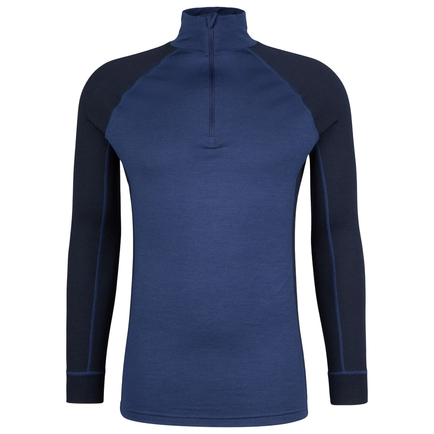 Мъжко мериносово термобельо Stoic Merino240 BengtSt. Half Zip Merino base layer - Dark Navy / Navy Blue