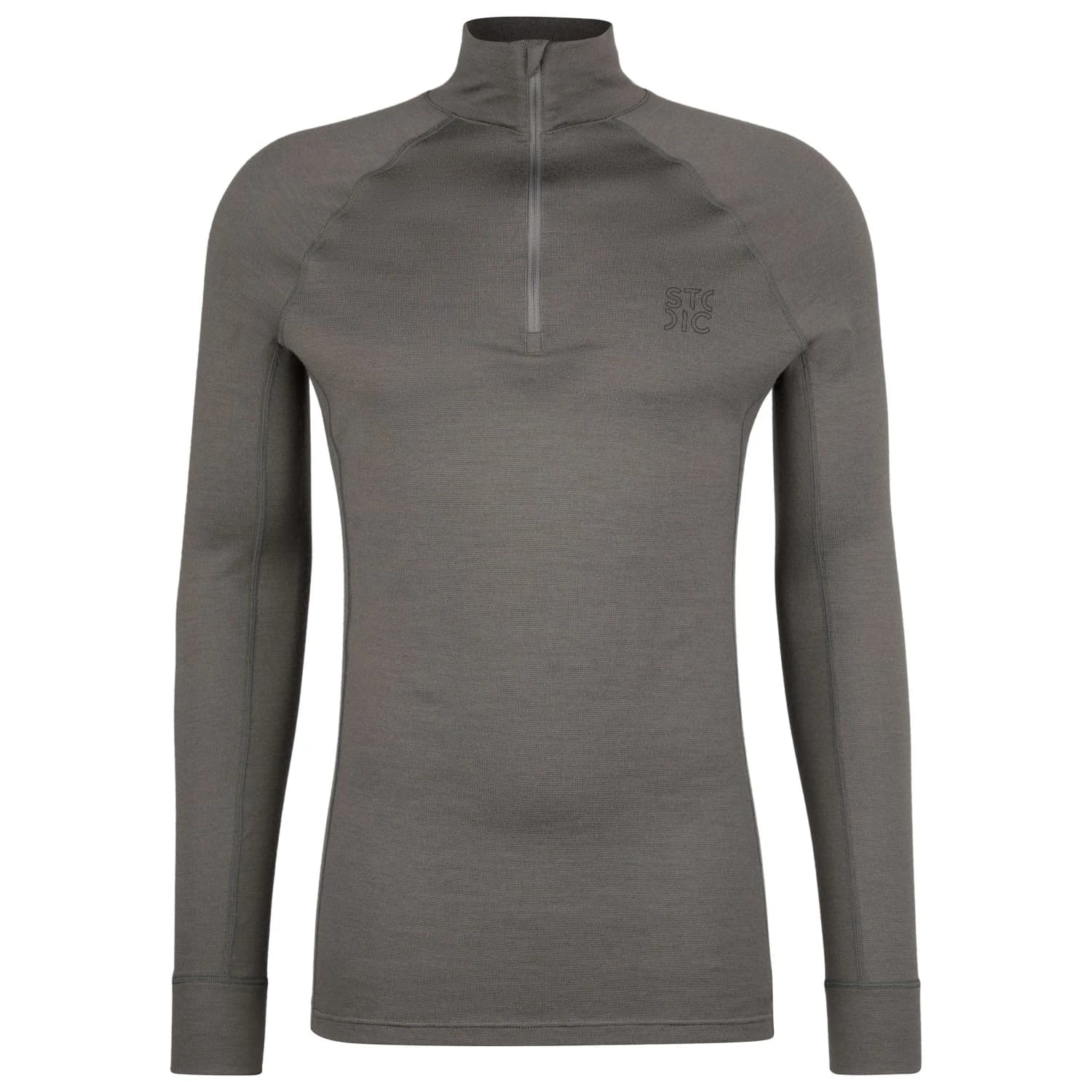 Мъжко мериносово термобельо Stoic Merino240 BengtSt. Half Zip Merino base layer - Dark Olive