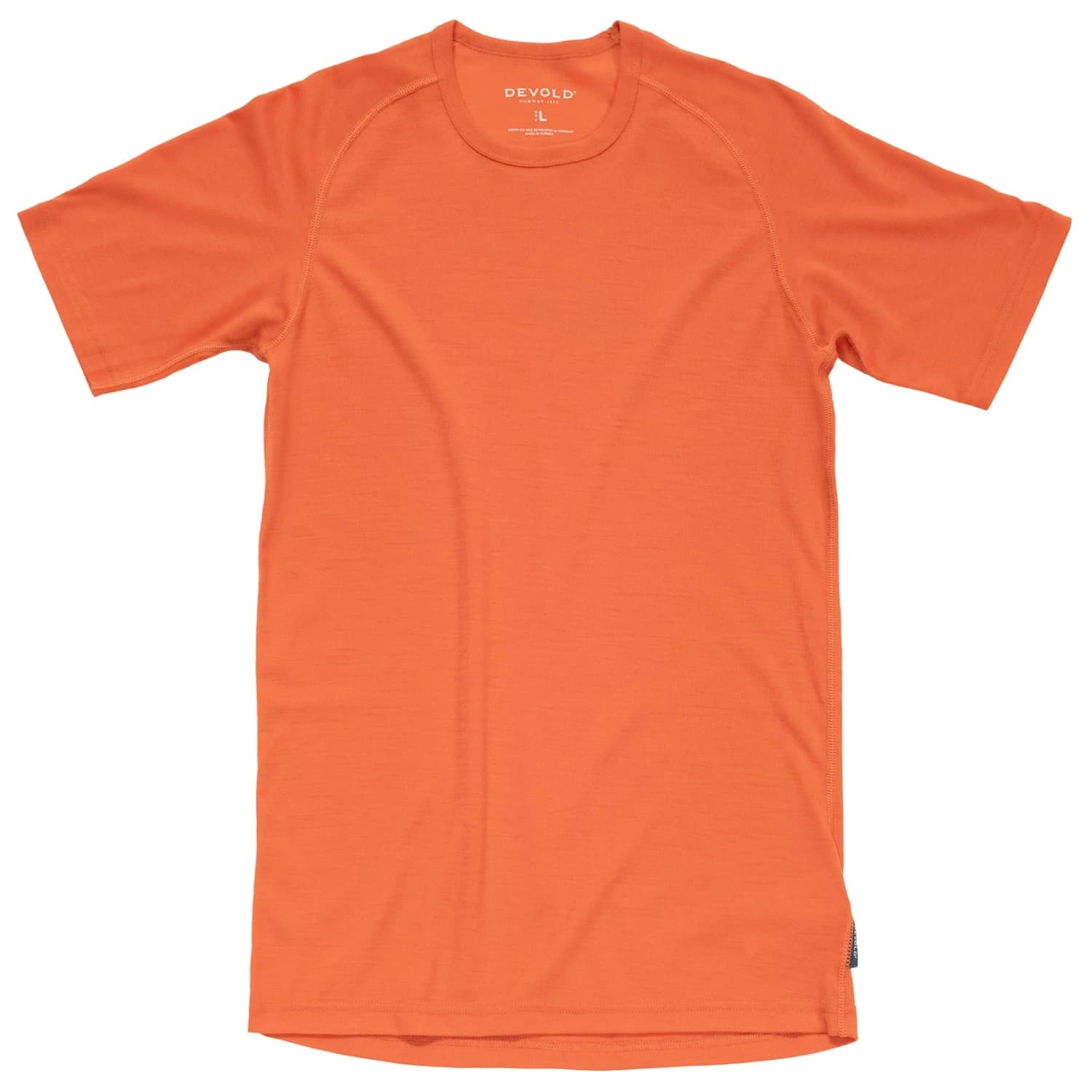 Мъжко мериносово термобельо Devold Lauparen Merino 190 Base Tee Merino base layer - Brick