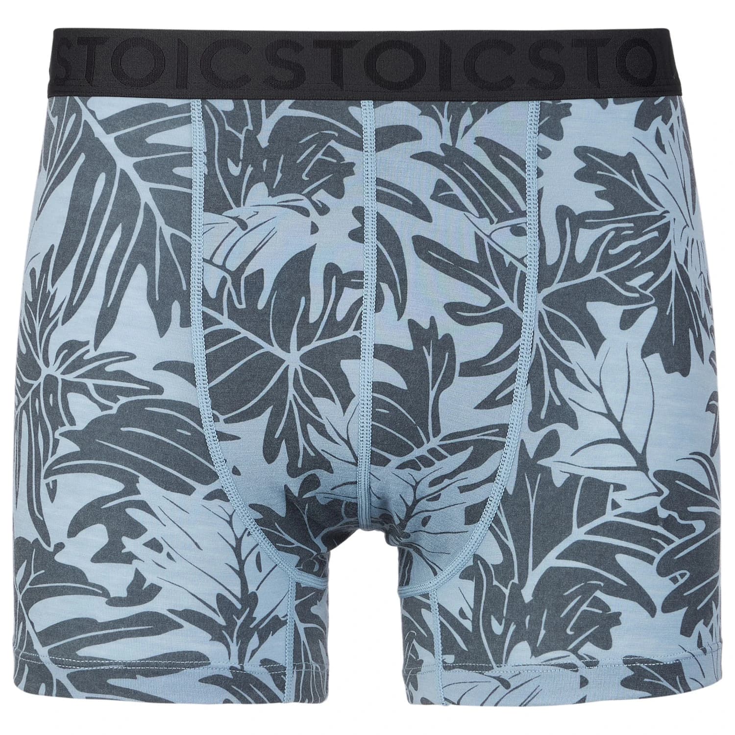 Мъжко мериносово термобельо Stoic Merino150 SadjemSt. Boxer Merino base layer - Light Blue Leaves
