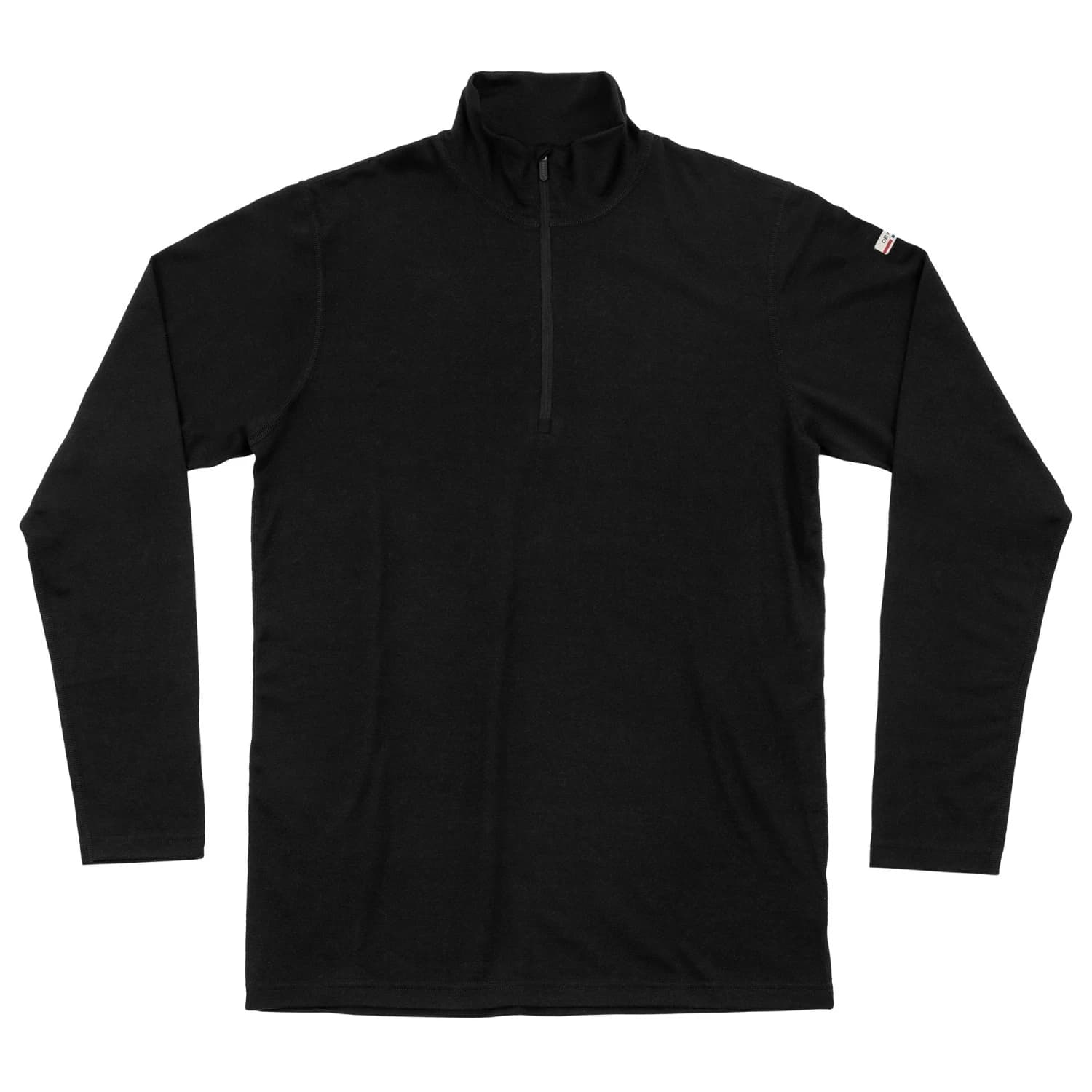 Мериносово термобельо Devold Breeze Plus Merino 200 Zip Neck Merino base layer - Black