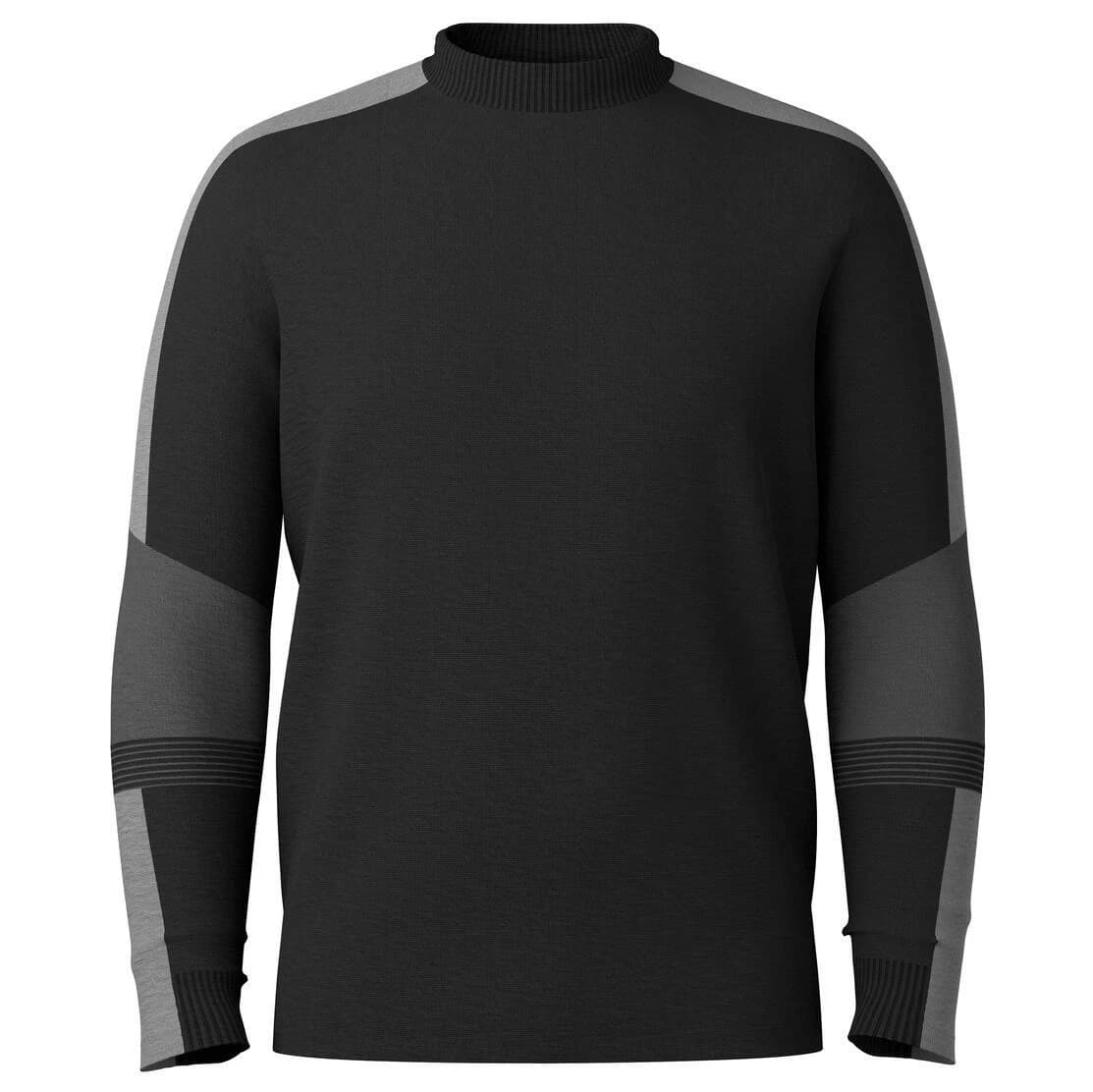 Мъжки вълнен пуловер Smartwool Alpine Crew Sweater Merino base layer - Black