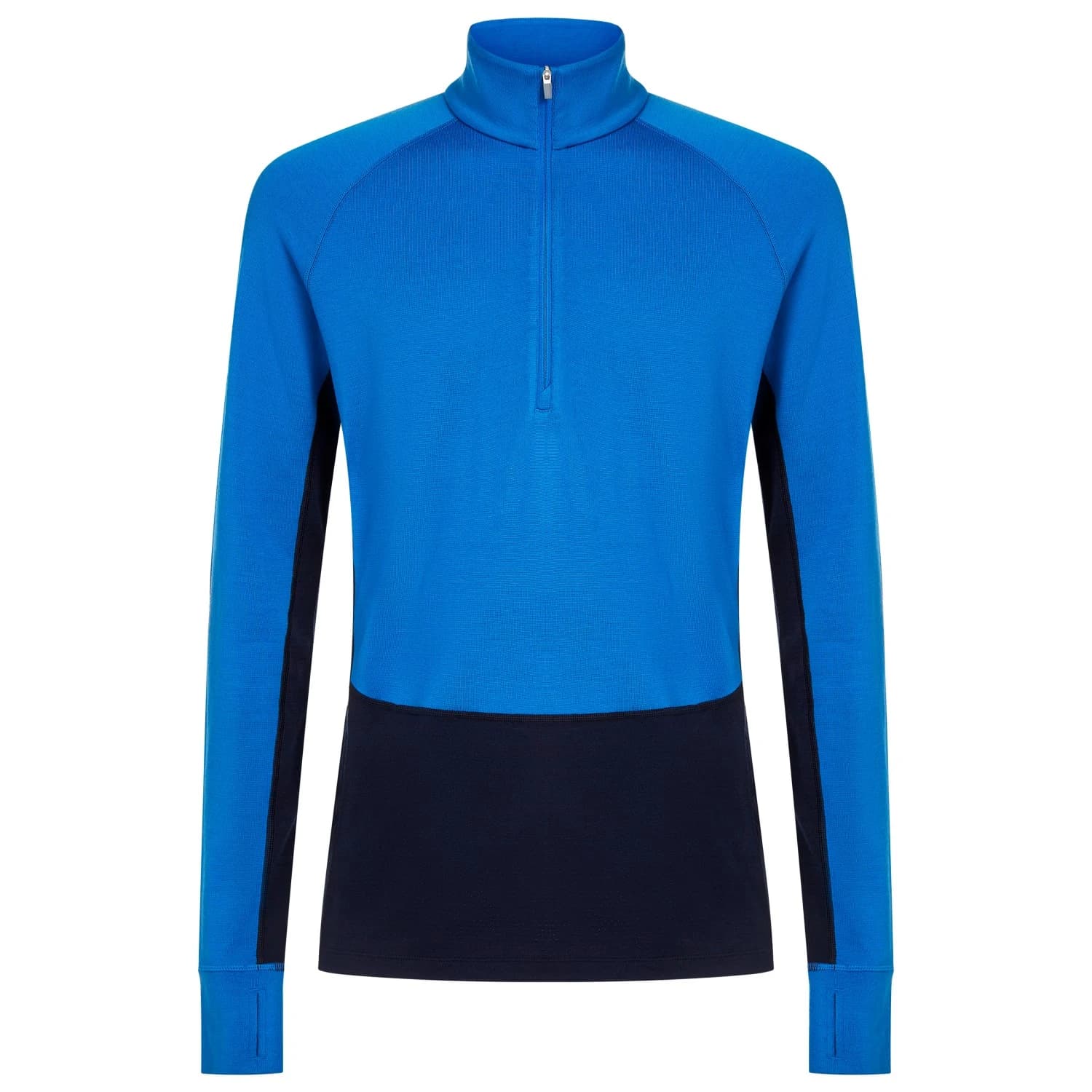 Мериносово термобельо Icebreaker Merino 260 Zoneknit L/S Half Zip Merino base layer - Midnight Navy / Lazurite / Cb