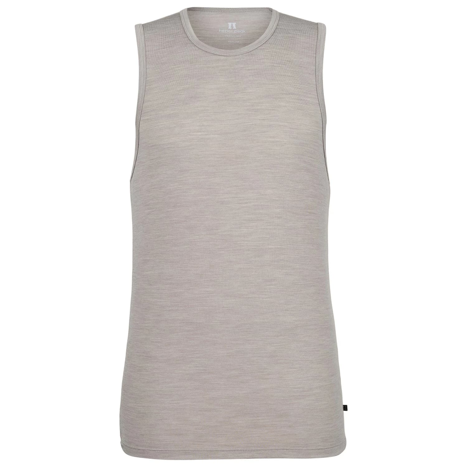 Мъжко мериносово термобельо Heber Peak MerinoMix165 PineconeHe. Tank Merino base layer - Dove Grey / Ash Grey