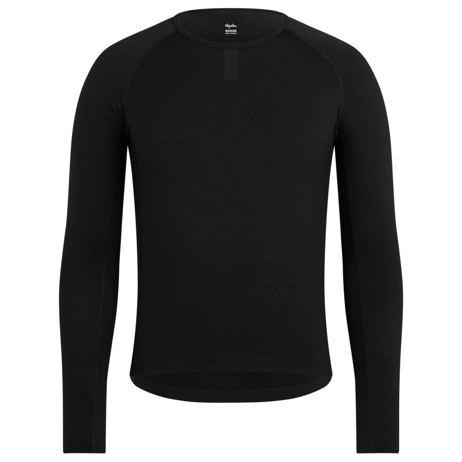 Мъжко горнище Rapha Merino Base Layer Long Sleeve Merino base layer - Black / Black