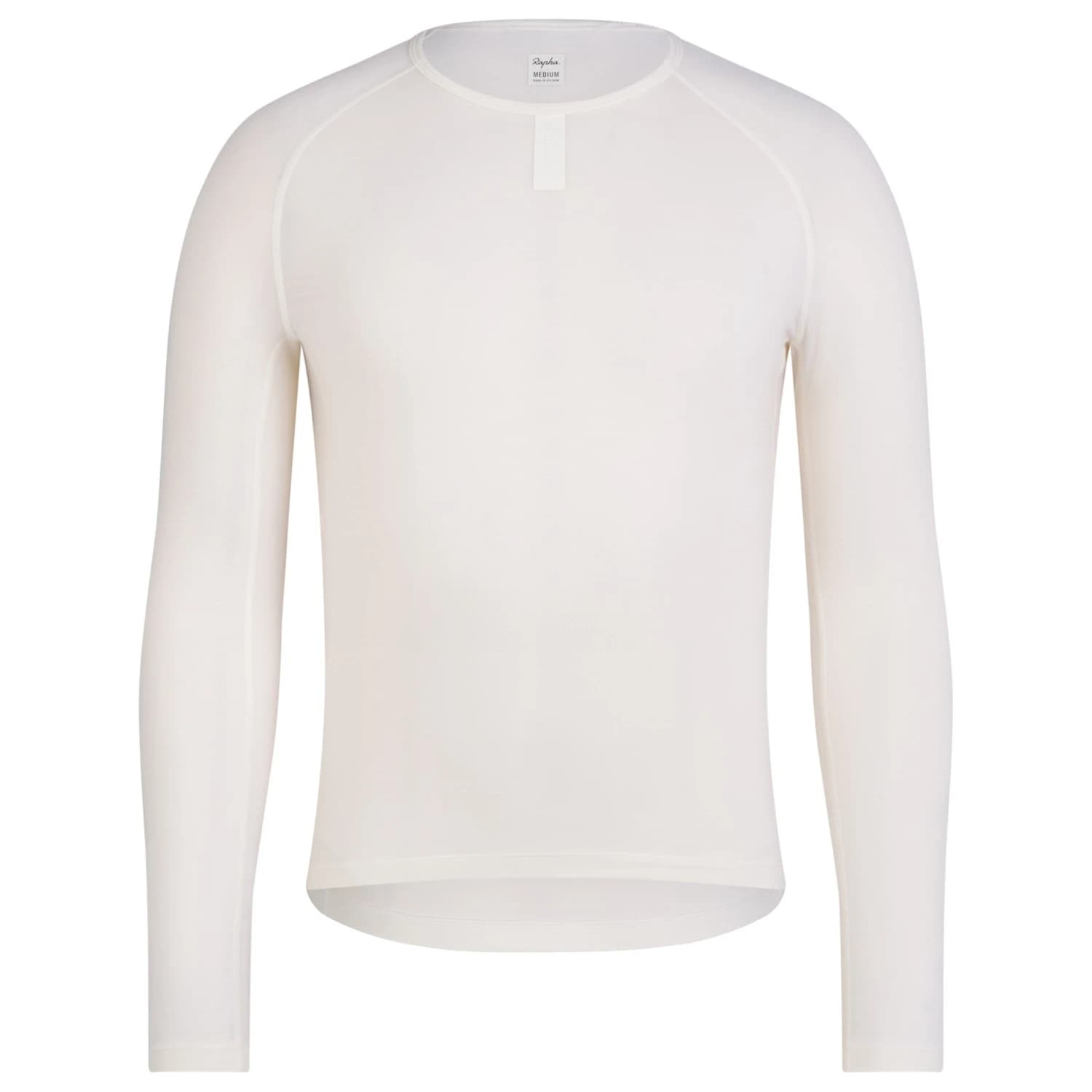 Мъжко горнище Rapha Merino Base Layer Long Sleeve Merino base layer - Cream / White