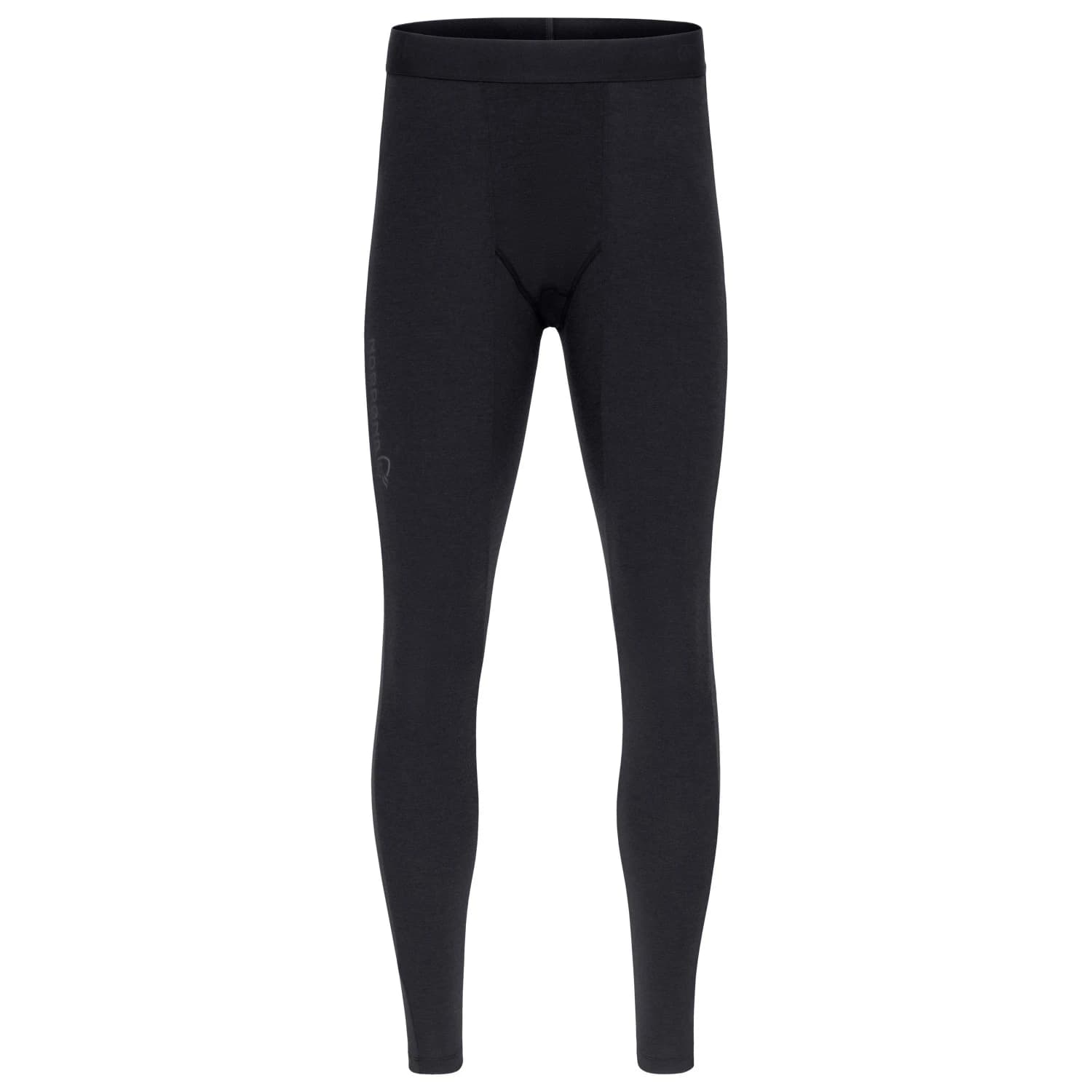 Мъжко мериносово термобельо Norrøna Femund PureUll Longs Merino base layer - Caviar Black