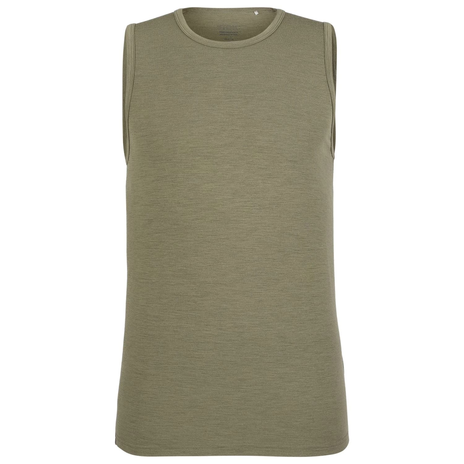 Мъжко мериносово термобельо Stoic Merino150 SadjemSt. Tank Merino base layer - Olive Green