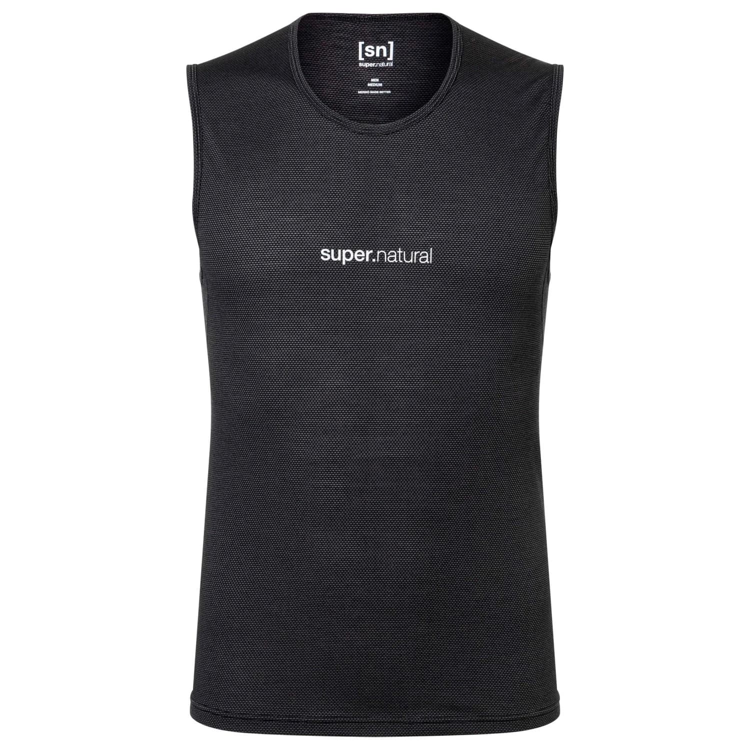 Мъжко мериносово термобельо Super.natural Universal Under Merino base layer - Jet Black