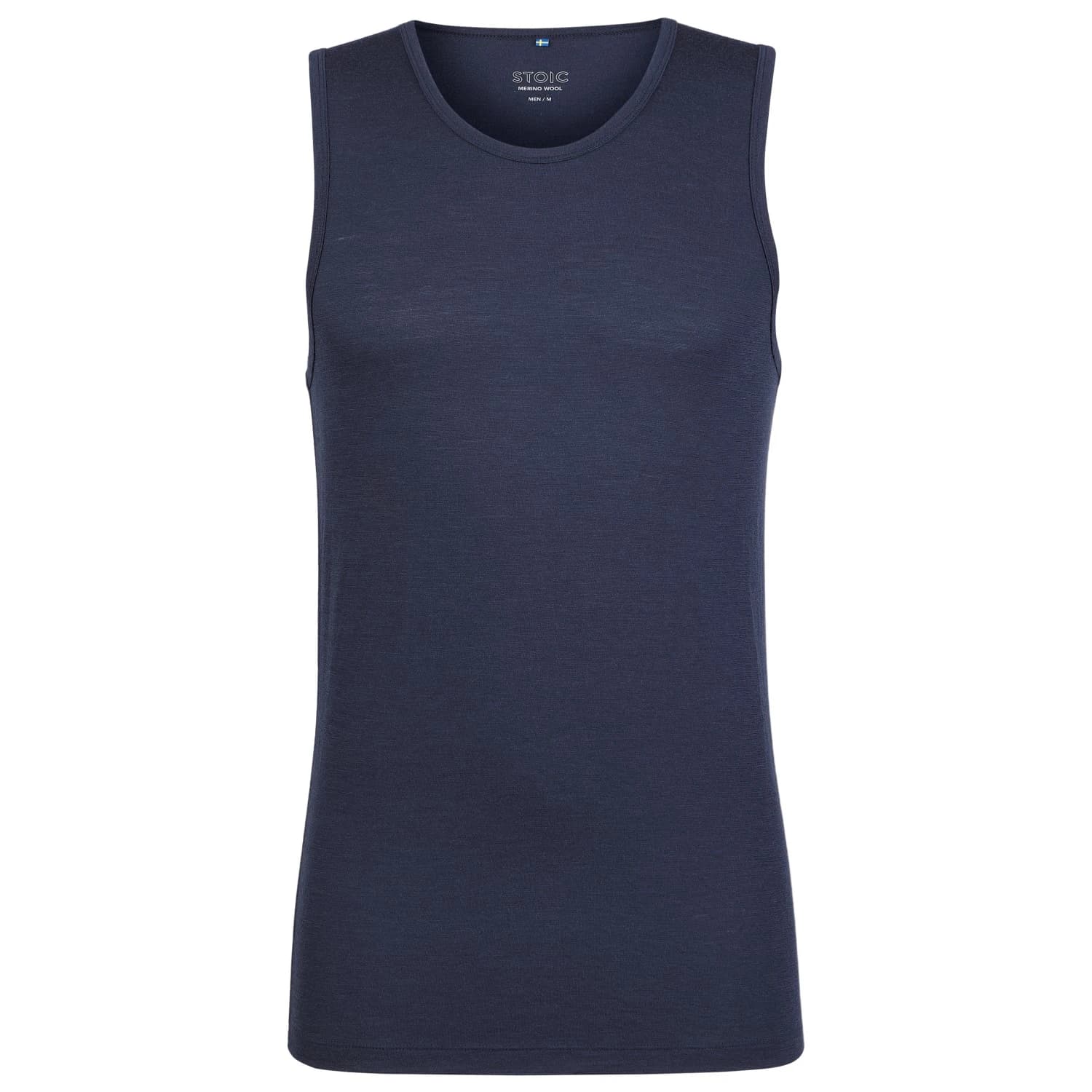 Мъжко мериносово термобельо Stoic Merino135 AnebySt. Tank Merino base layer - Space Blue