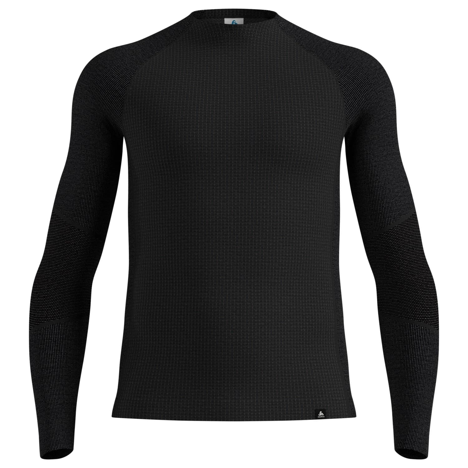 Мериносово термобельо Odlo Seamless Performance Wool Bl Top Crew Neck L/S Merino base layer - Black