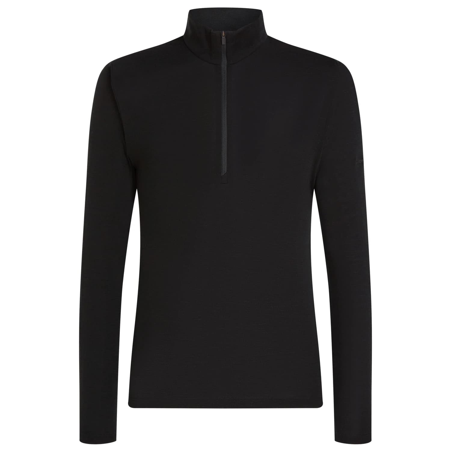 Мъжко мериносово термобельо Icebreaker Merino 175 Everyday L/S Half Zip Merino base layer - Black