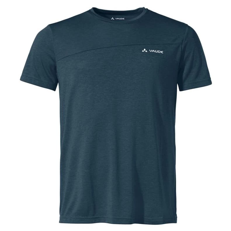 Мъжка мериносова блуза Vaude Sveit Shirt Sport shirt - Dark Sea / Dark Sea