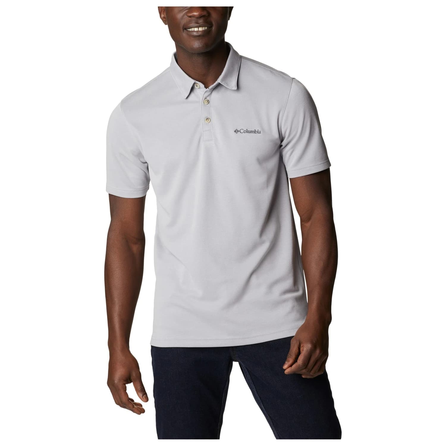 Мъжка поло тениска Columbia Nelson Point Polo shirt - Columbia Grey