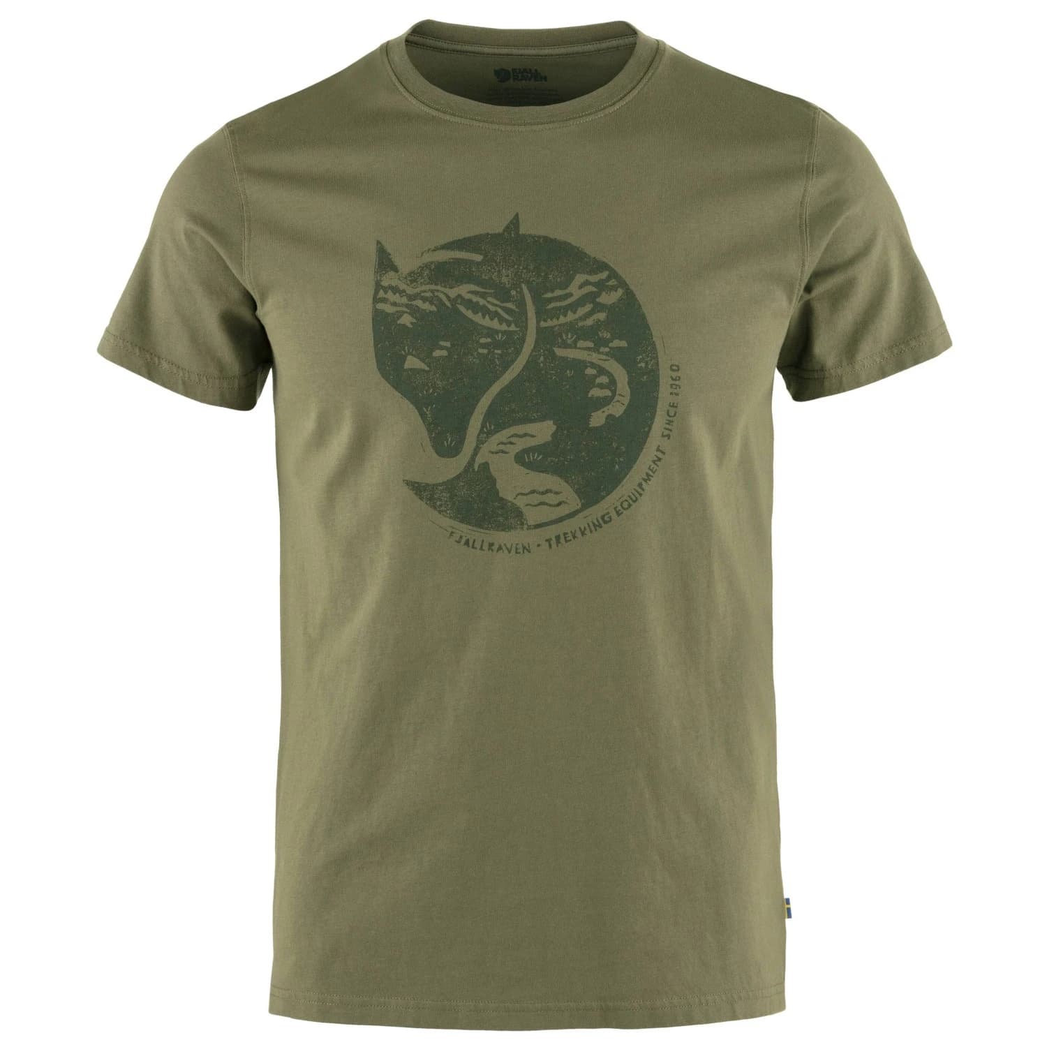 Мъжка тениска Fjällräven Arctic Fox T-shirt - Laurel Green