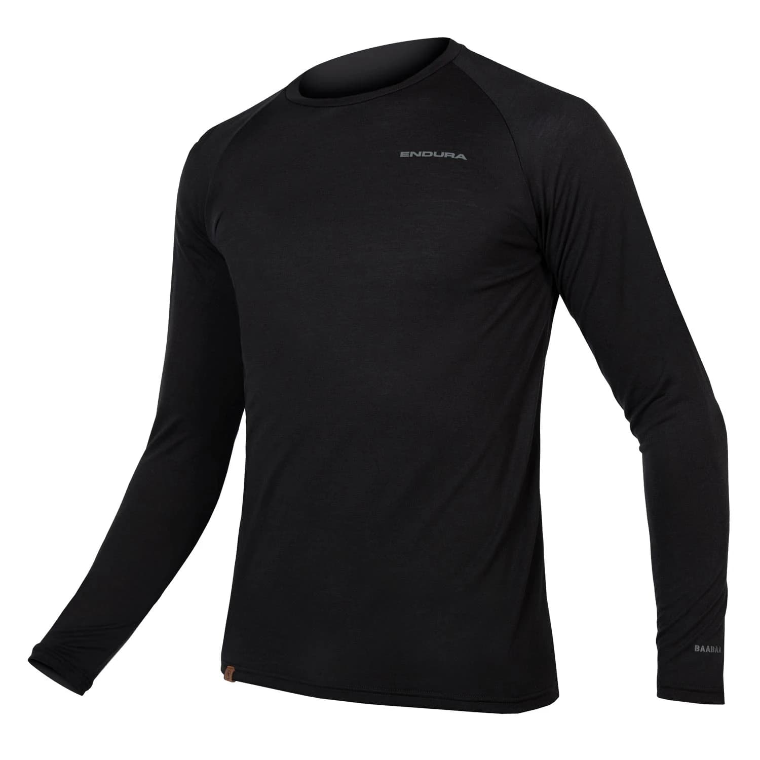 Мъжка спортна тениска Endura Baabaa Blend Langarm Baselayer Sport shirt - Black