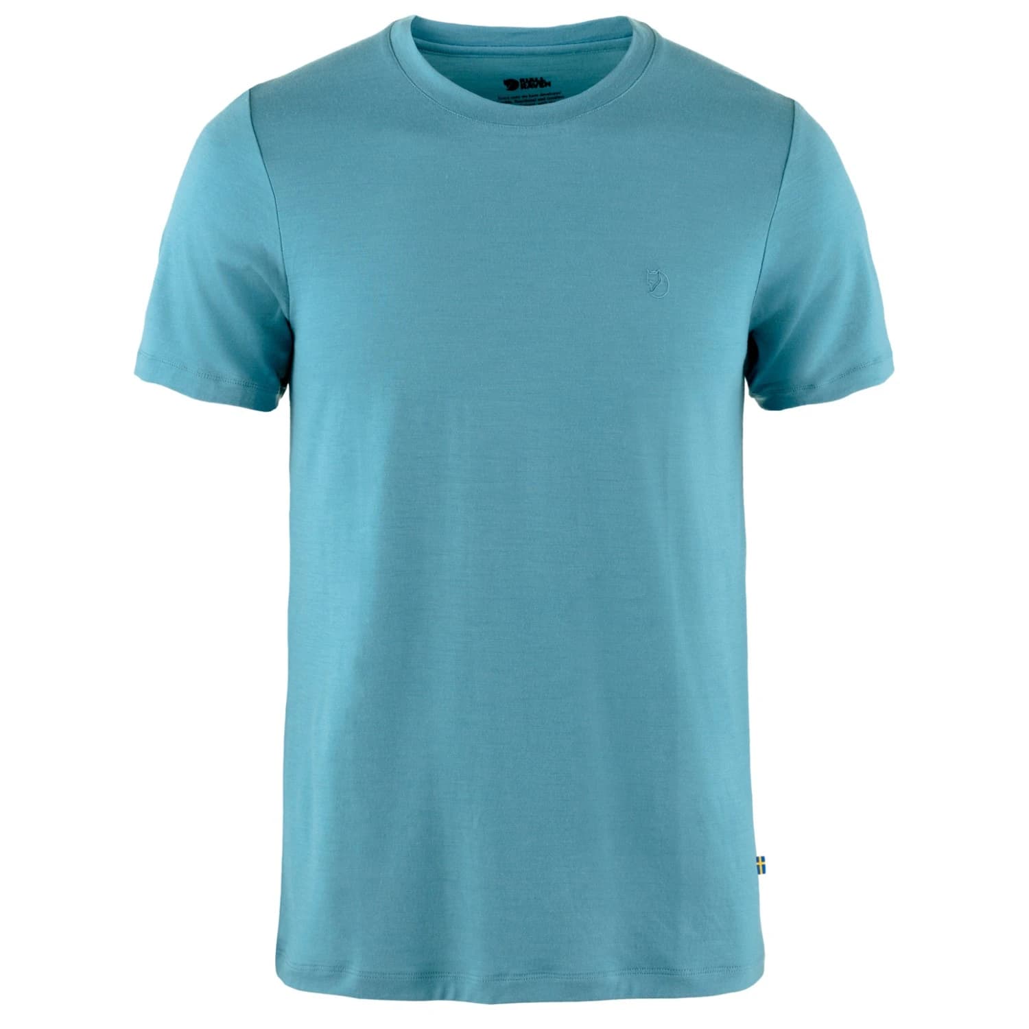 Мъжка мериносова блуза Fjällräven Abisko Wool S/S T-shirt - Dawn Blue