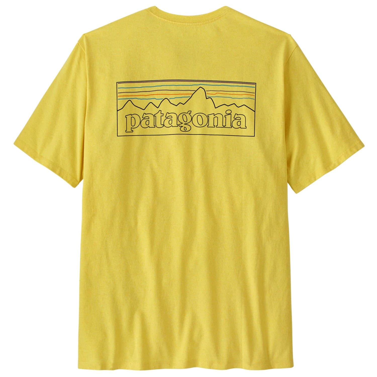 Мъжка тениска Patagonia P-6 Logo Responsibili-Tee T-shirt - P-6 Outline: Lemon Zest