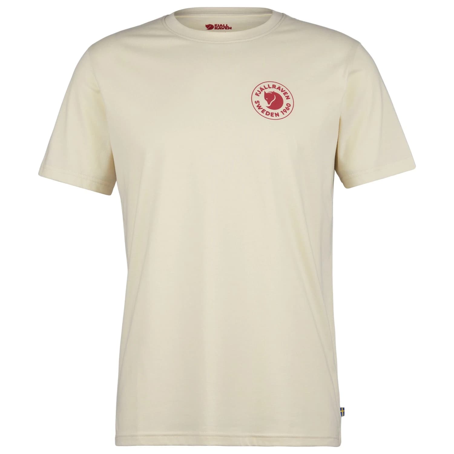 Мъжки вълнен пуловер Fjällräven 1960 Logo T-shirt - Chalk White