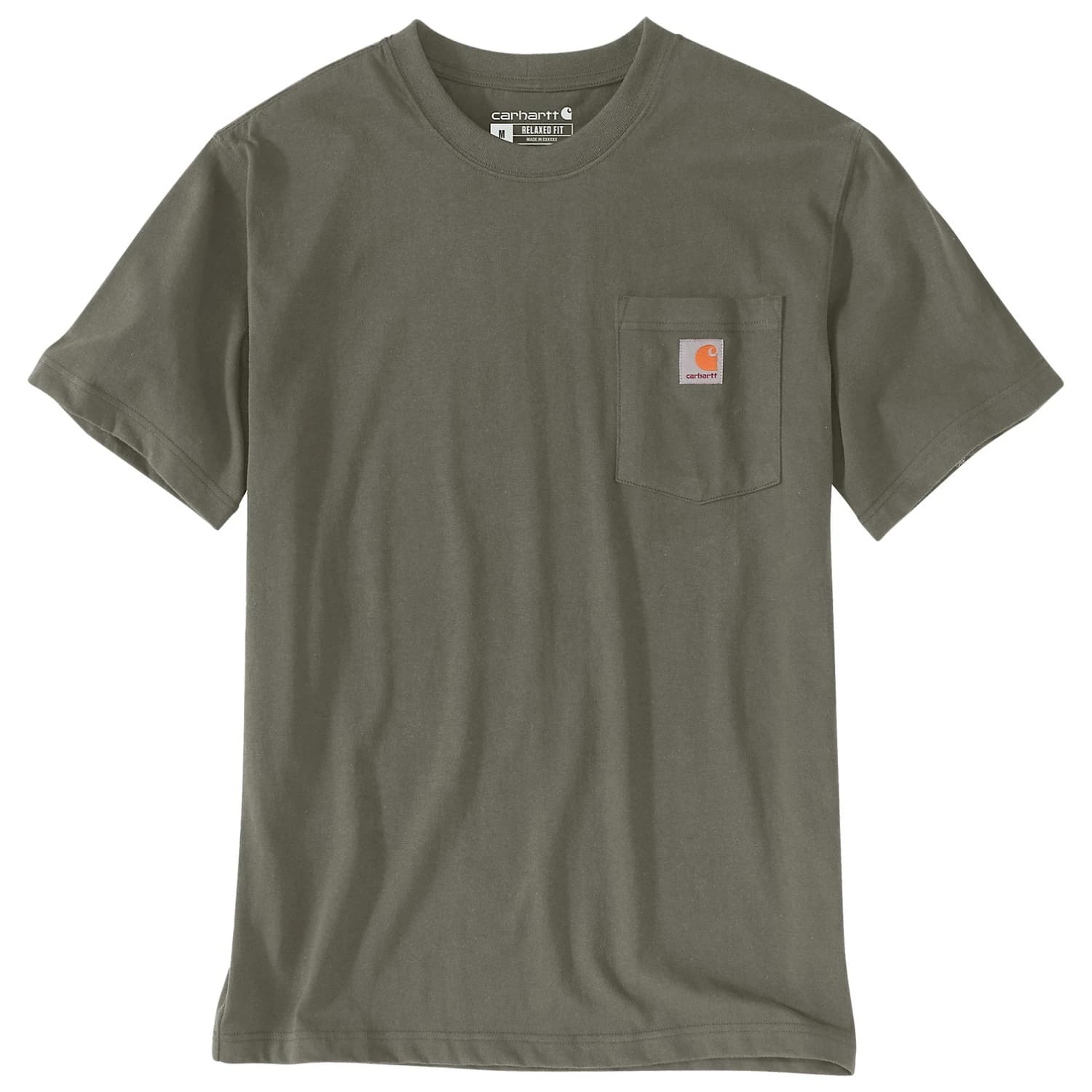 Мъжка тениска Carhartt Workw Pocket S/S T-shirt - Dusty Olive