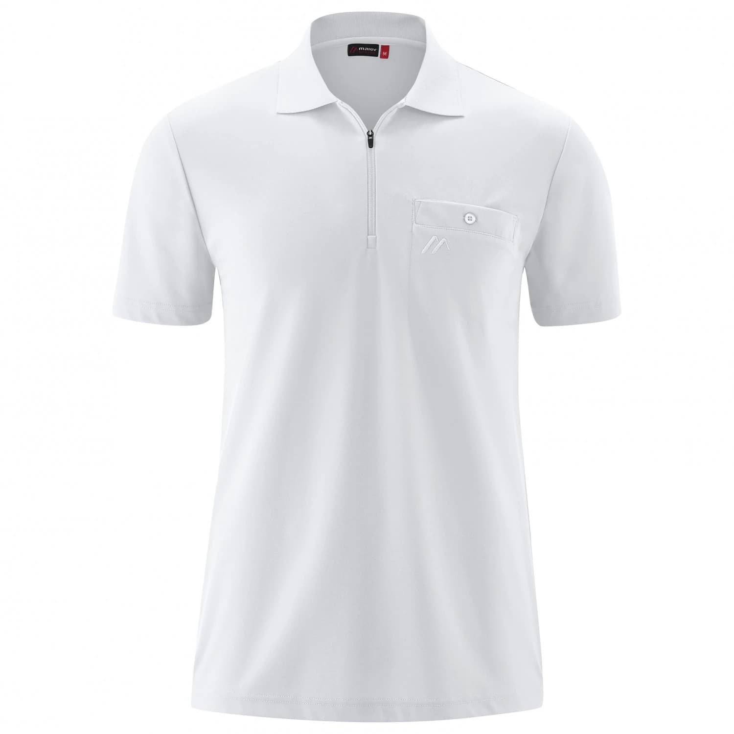 Мъжка поло тениска Maier Sports Arwin 2.0 Polo shirt - White
