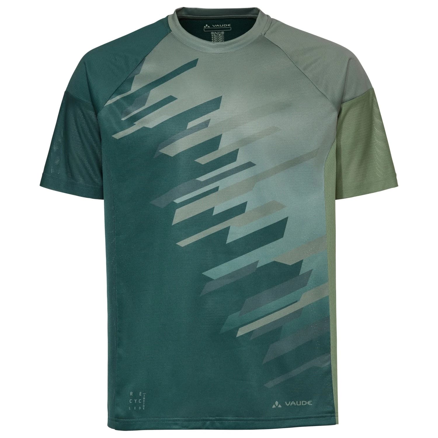 Мъжка фланелка с къс ръкав за колоездене Vaude Moab T-Shirt VI Sport shirt - Deep Pond